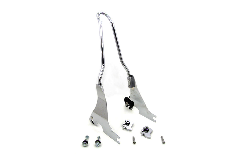 Chrome Detachable Round Sissy Bar Kit For Harley-Davidson Sportster