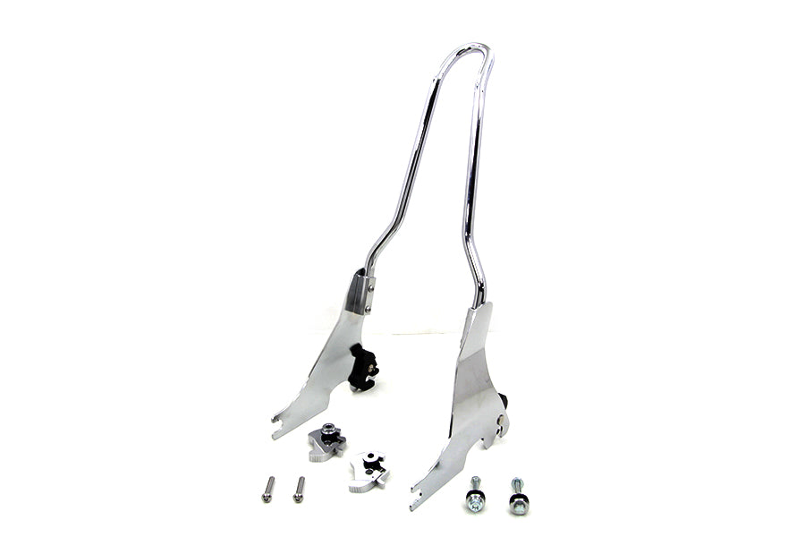 Chrome Detachable Round Sissy Bar Kit For Harley-Davidson Sportster
