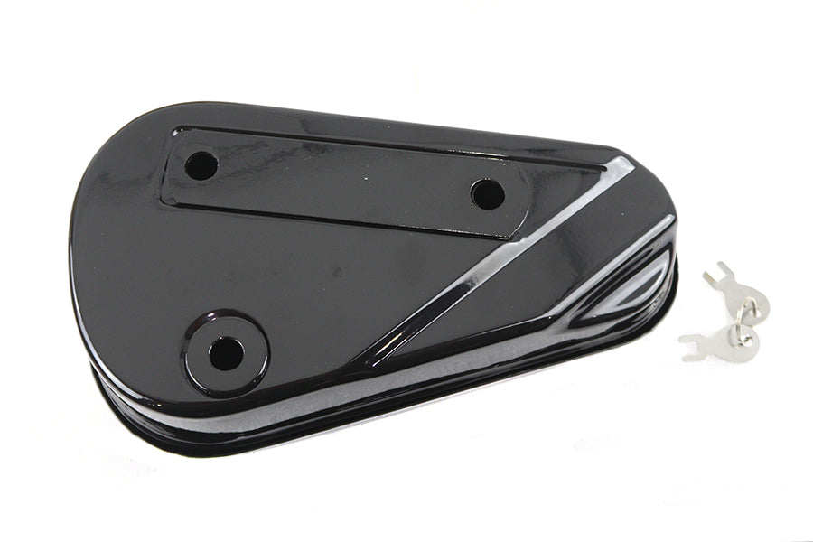 Oval Right Side Black Tool Box For Harley-Davidson 1940-1957