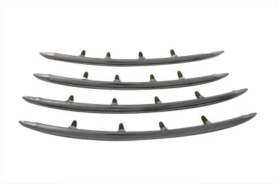 Rear Fender Top Stainless Steel Trim Set For Harley-Davidson FL 1949-1957