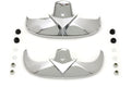 Chrome Fender Tip Set For Harley-Davidson Softail Springer FLSTS 1997-2006