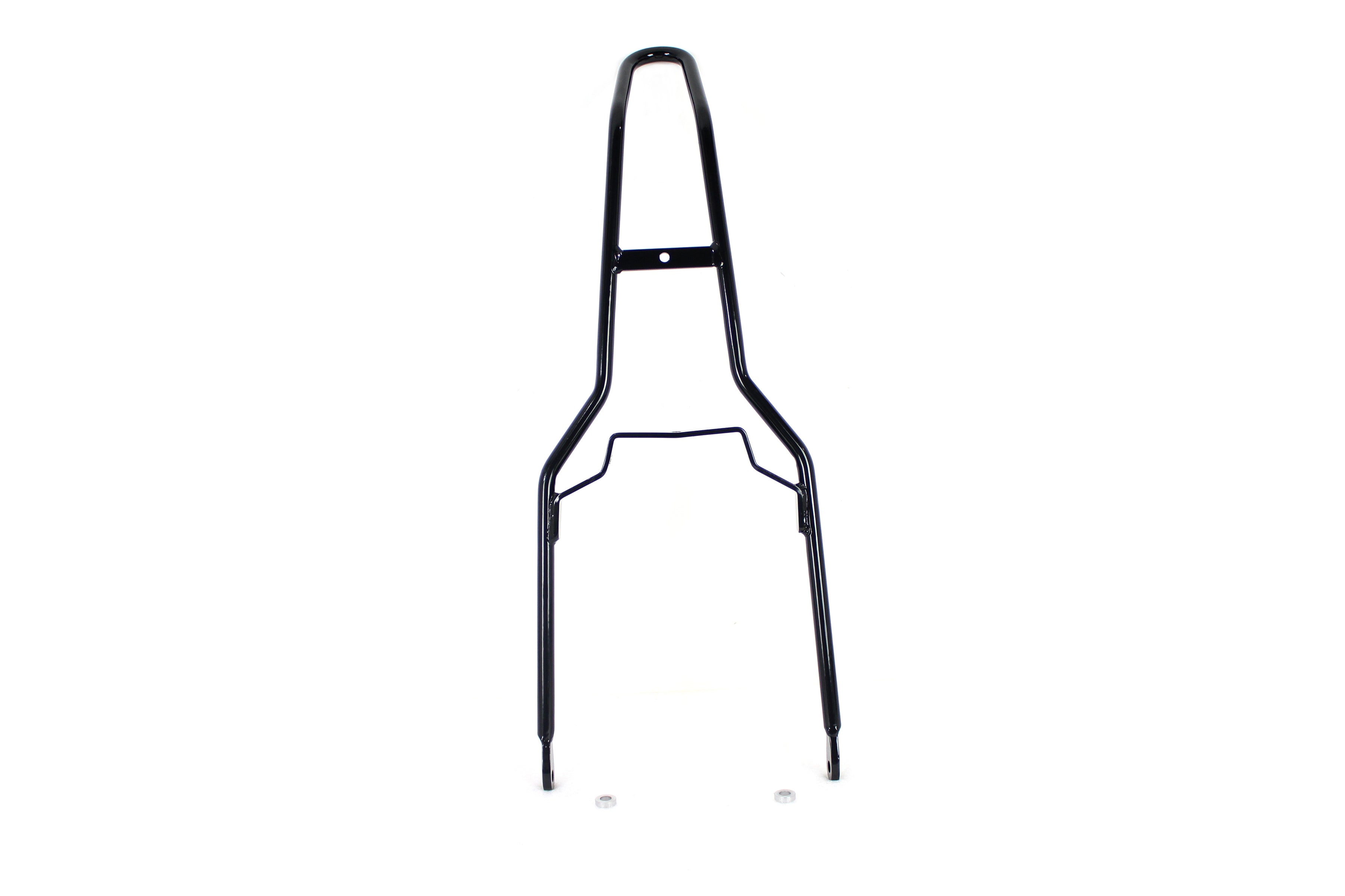 28" Captain America Style Black Sissy Bar For Harley-Davidson Rigid Frames