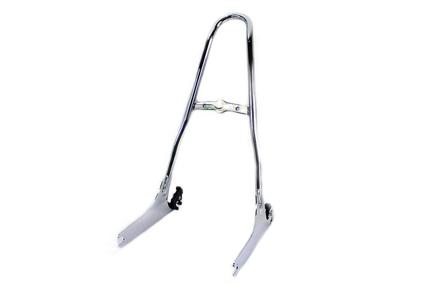 Chrome One-Piece Detachables Sissy Bar Upright For Harley-Davidson Dyna