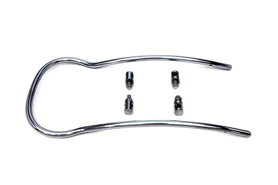 Chrome Front Fender Trim Rail Kit For Harley-Davidson 1936-1984