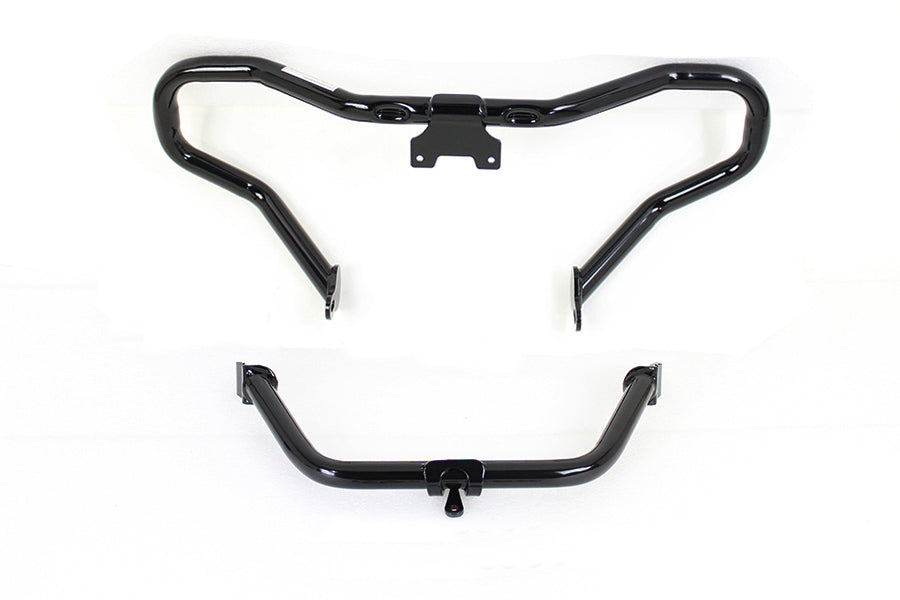 Chopped Engine Guard Black For Harley-Davidson Road Glide