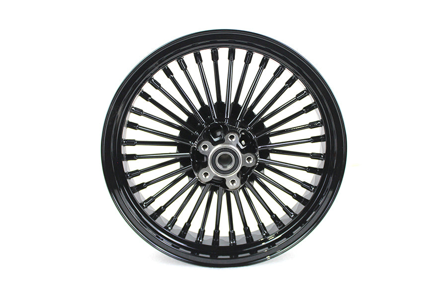 16" x 3,5" 36 Fat Spoke Hinterrad schwarz für Harley-Davidson