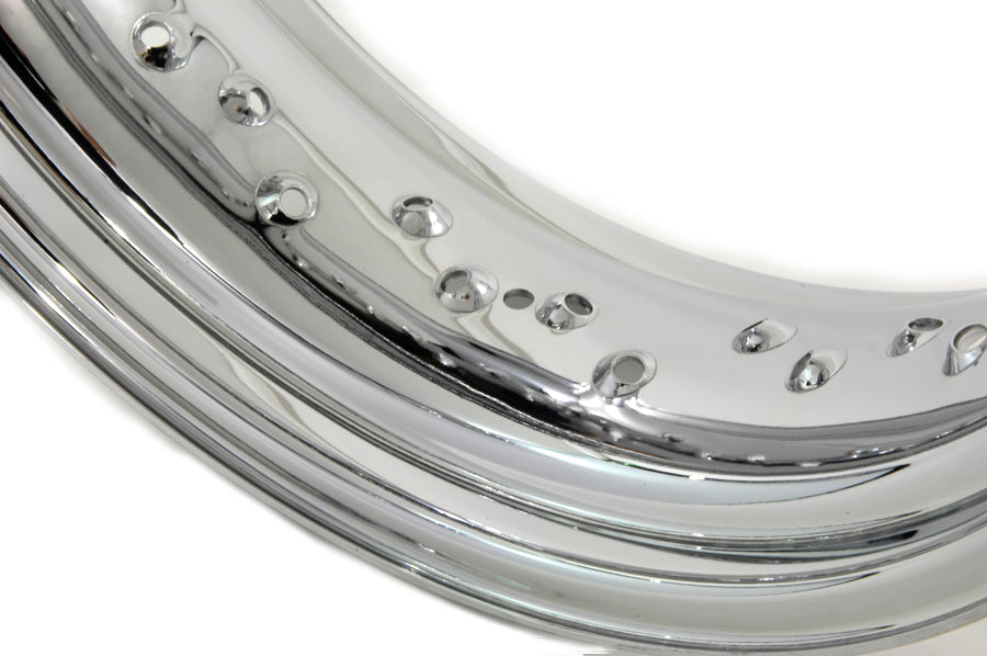 Chrome Rear 40 Spoke 16X5" Rim For Harley-Davidson Touring 2009 And Later