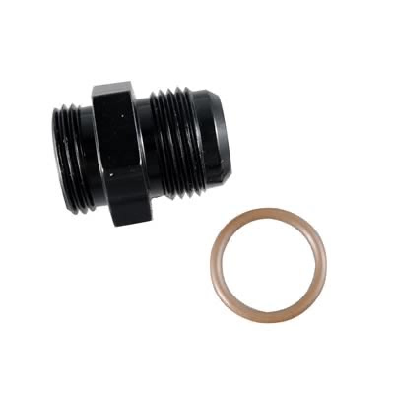 Fragola -8AN x 3/4-16 (8) Radius Fitting O-Ring - Schwarz
