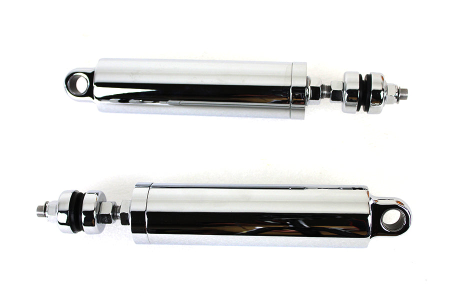 Chrome Billet Slim Shock Set ajustable para Harley-Davidson Softail 2000-2017