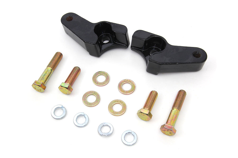 Rear Shock Lowering Kit Black For Harley-Davidson Touring 2004-2008