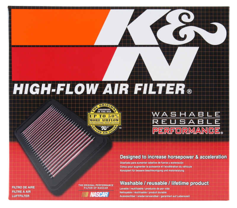 K&amp;N 19 Porsche 911 3.0L H6 F/I Drop-In-Ersatzluftfilter