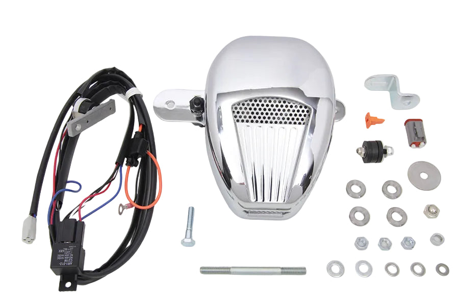 Jims Forceflow cylinder head cooler kit chrome for Harley-Davidson