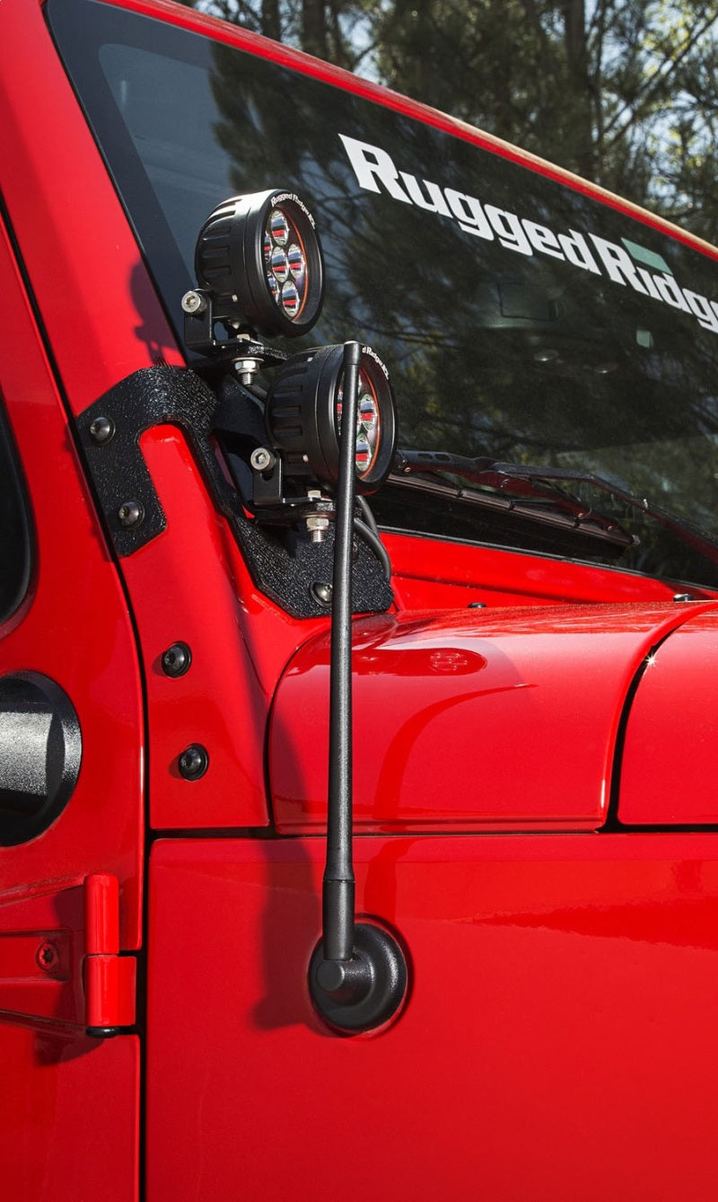 Antena reflectante Rugged Ridge de 13 pulgadas para Jeep JK/JL/JT 07-20