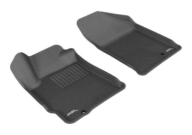 3D MAXpider For 2007-2012 Nissan Altima Coupe/Sedan Kagu 1st Row Floormat - Black