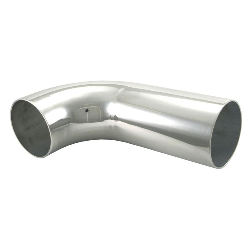 Codo de tubo universal Spectre de 3-1/2 pulg. de diámetro exterior/mandril de 90 grados con pata de 6 pulg. - Aluminio