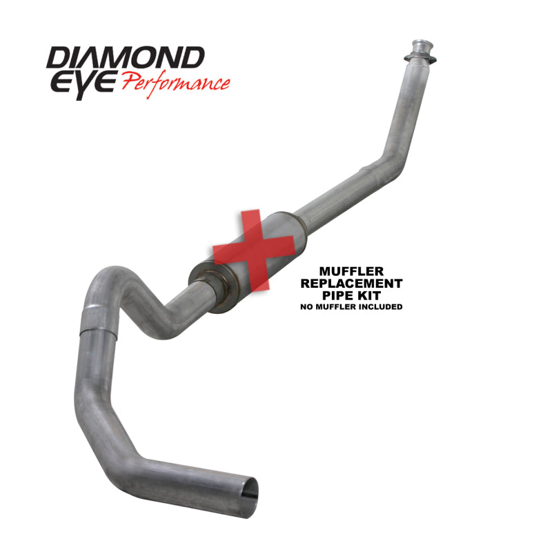Diamond Eye Kit 4 Zoll TB MFLR Ersatzrohr SGL AL: 98,5 – 02 Dodge Cummins 5,9 l