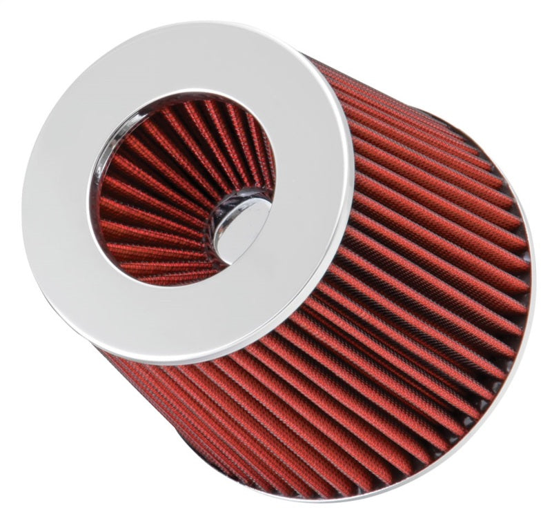 Spectre Adjustable Conical Air Filter 5-1/2in. Tall (Fits 3in. / 3-1/2in. / 4in. Tubes) - Red