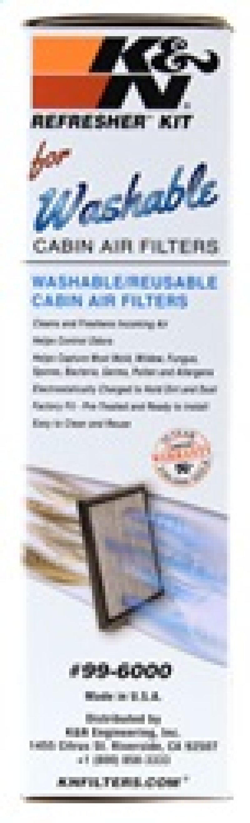 K&N Cabin Filter Cleaning Kit