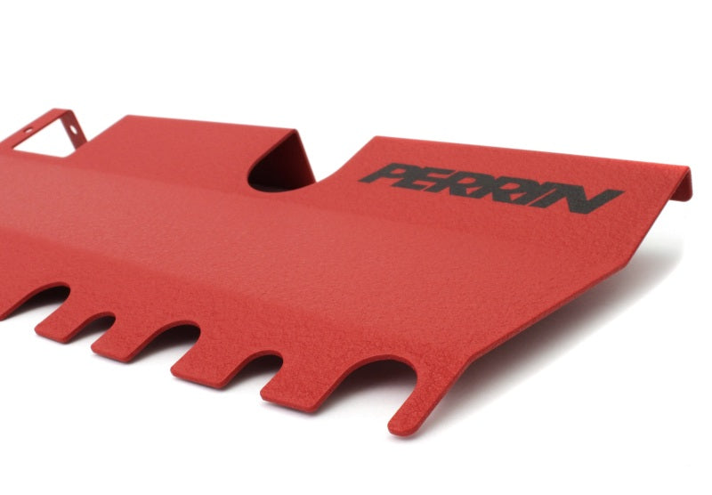 Cubierta de radiador Perrin WRX/STI 15-21 (con entrada de aire OEM) - Rojo