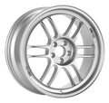 Llanta plateada Enkei RPF1 17x8 5x100 35 mm de desplazamiento y diámetro interior de 73 mm SRT-4
