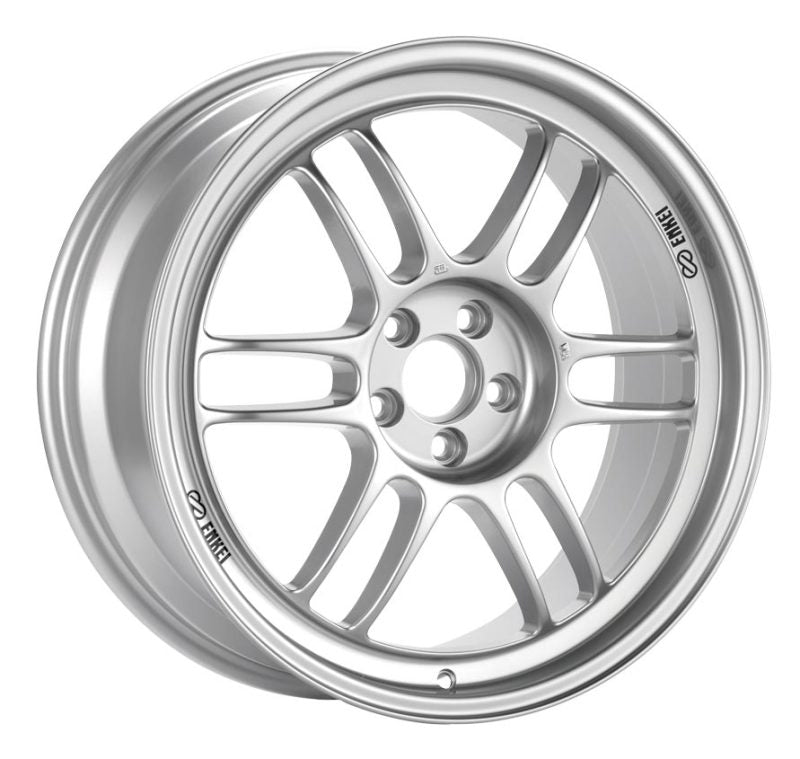 Enkei RPF1 18x9,5 5x114,3 38 mm Einpresstiefe 73 mm Bohrung Silberfelge 350z/G35