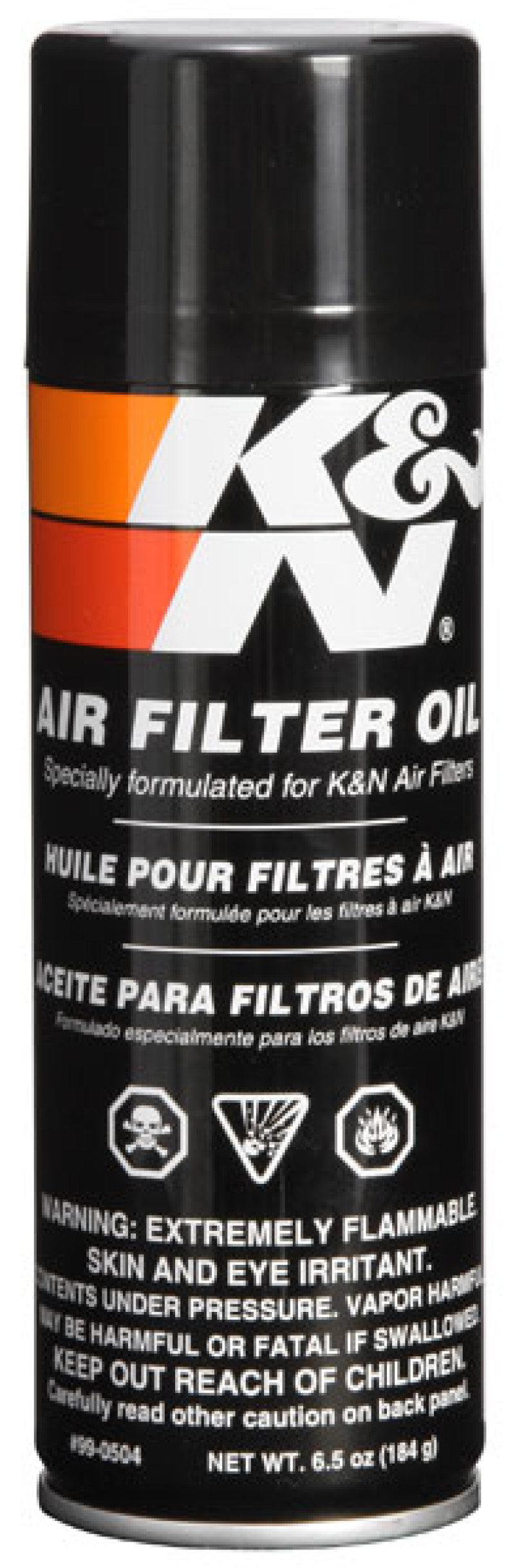 Aceite para filtros de aire en aerosol K&amp;N de 6,5 oz