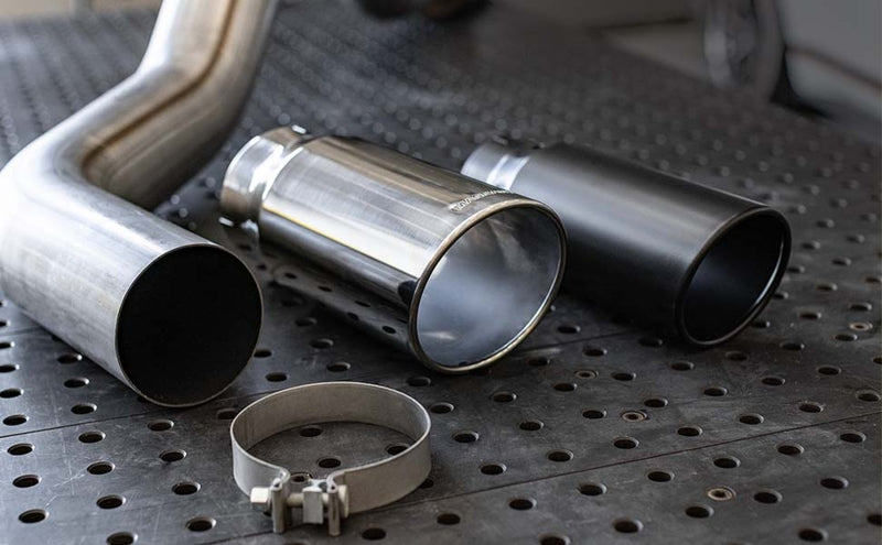 Escape trasero MagnaFlow 03-07 Dodge Ram 2500/3500 5.9L Catback de 5 pulgadas con salida de escape individual en el lado del pasajero