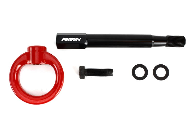 Kit de gancho de remolque Perrin 13-20 y 2022 Subaru BRZ / 13-16 Scion FRS / 17-20 Toyota 86 (trasero) - Rojo