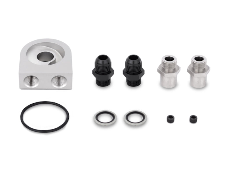 Kit de enfriador de aceite universal de 10 filas Mishimoto (líneas trenzadas de metal)