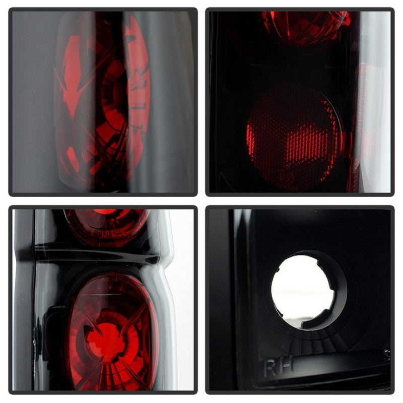 Spyder For Nissan Hardbody 86-97 Euro Style Tail Lights Black Smoke ALT-YD-NH86-BSM