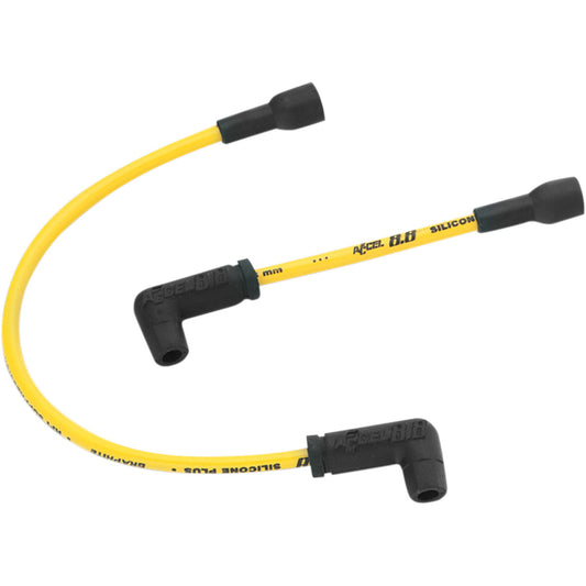 Accel 8.8mm Spark Plug Cable Kit Yellow For Harley-Davidson Touring 1980-1984