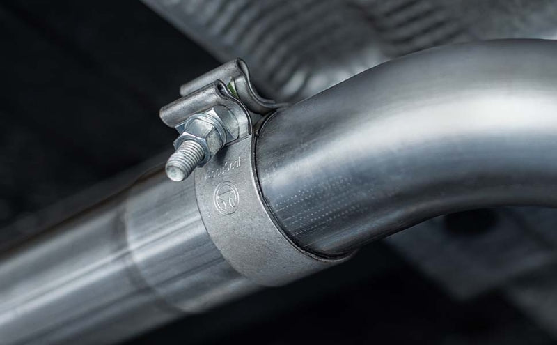 Sistema de escape de alto rendimiento Cat-Back de la serie Street Ford F-150 15-21 de Magnaflow: salida trasera pulida