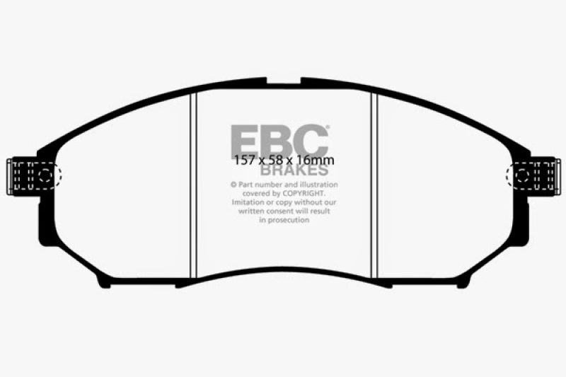 EBC For 05-08 Infiniti G35 3.5 2WD Bluestuff Front Brake Pads
