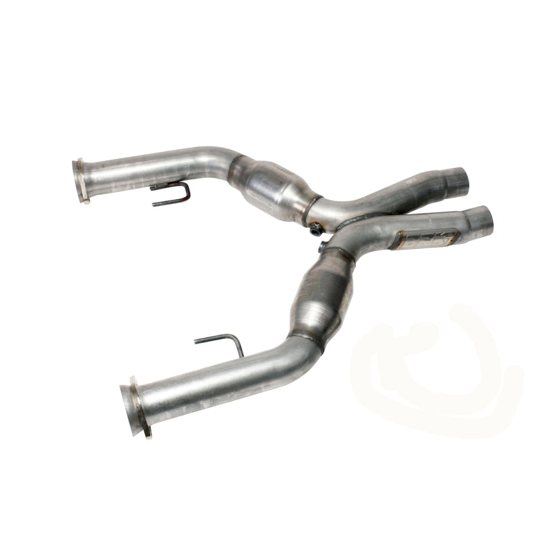 BBK 05-10 Mustang 4.6 Tubo intermedio corto X con convertidores catalíticos 2-3/4 para cabezales de tubo largo BBK