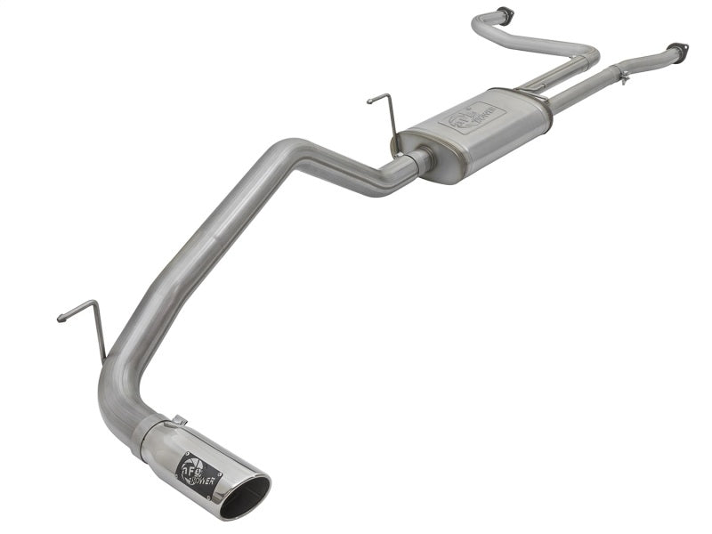 aFe MACH Force-Xp 2-1/2in Cat-Back Exhaust System w/ Polished Tip For 16-17 For Nissan Titan XD V8 5.6L