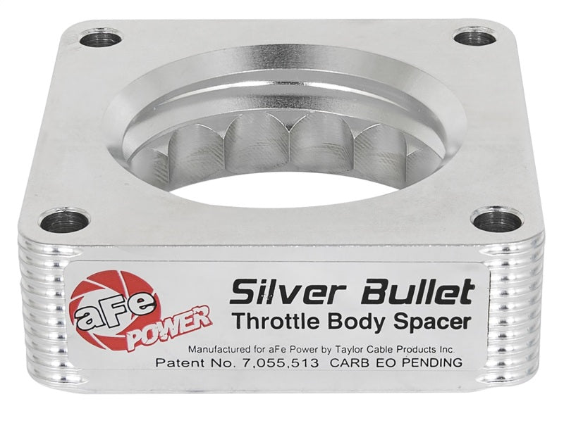 aFe Silver Bullet Throttle Body Spacer For 03-06 Nissan 350Z V6 3.5L (VQ35DE)