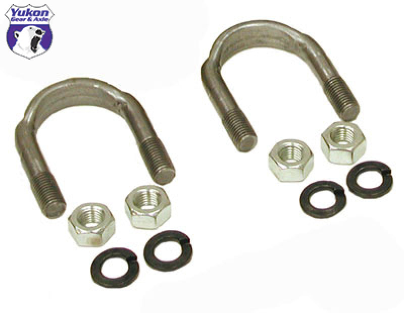 Kit de pernos en U Yukon Gear 1310 y 1330 (2 pernos en U y 4 tuercas) para Ford de 9 pulgadas