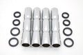 Chrome Lower Pushrod Cover Set For Harley-Davidson 1948-1984