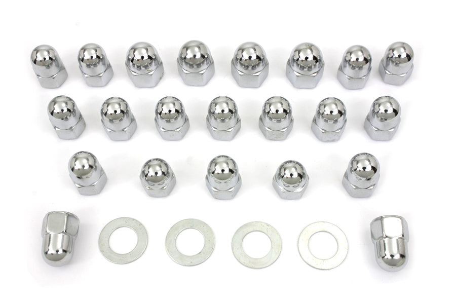 Juego de tuercas Acorn Rocker Box para Harley-Davidson Shovelhead 1966-1984