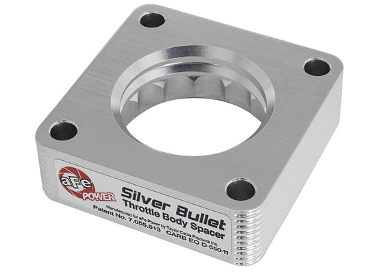 Espaciadores del cuerpo del acelerador aFe Silver Bullet TBS Jeep Wrangler (TJ YJ) 91-06 4.0L