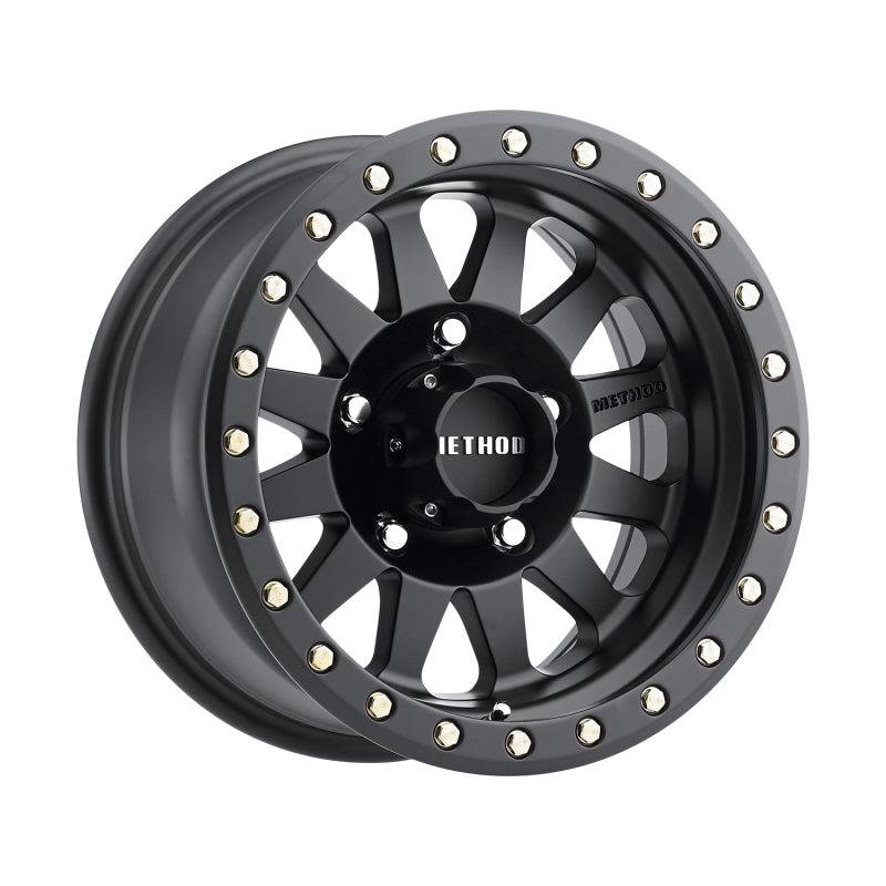 Method MR304 Double Standard 15x8 -24mm Offset 5x5,5 108mm CB Mattschwarze Felge