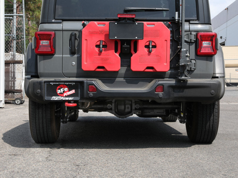 aFe MACH Force-Xp Axle-Back-Auspuffanlage mit NoTip 18-20 Jeep Wrangler L4-2.0T / V6-3.6L