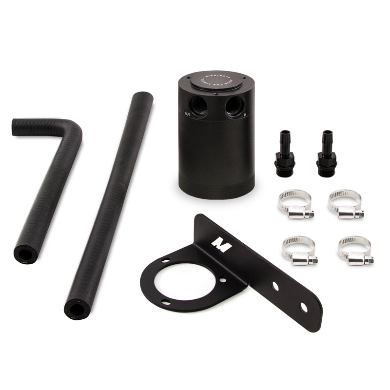 Kit de depósito colector de aceite con deflector Mishimoto para Honda Civic 1.5L Turbo 2016+, color negro (lado PCV)