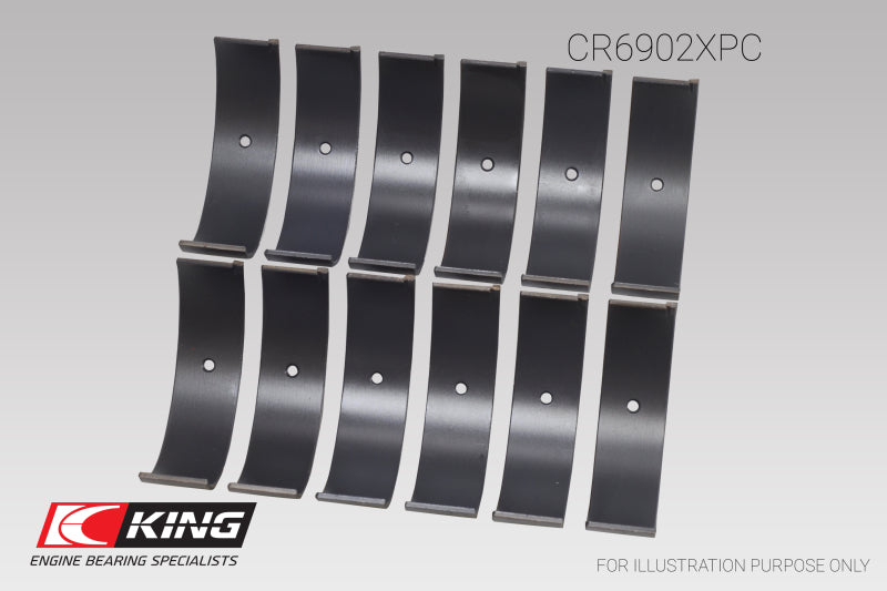 King For Nissan VQ35HR/VQ37VHR/VR30DTT (Size STDX) pMaxKote Rod Bearing Set