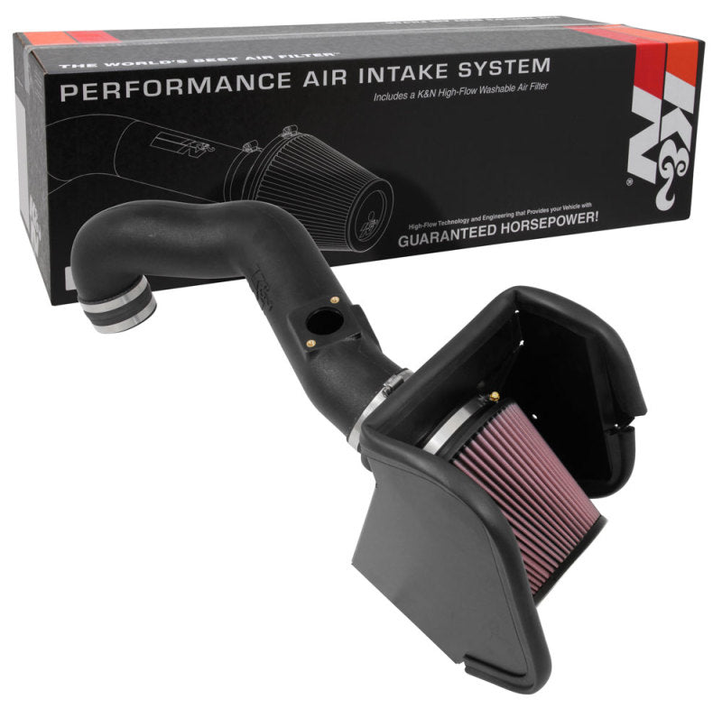 K&N For 16-17 Nissan Titan XD V8-5.0L DSL 63 Series Aircharger Performance Intake