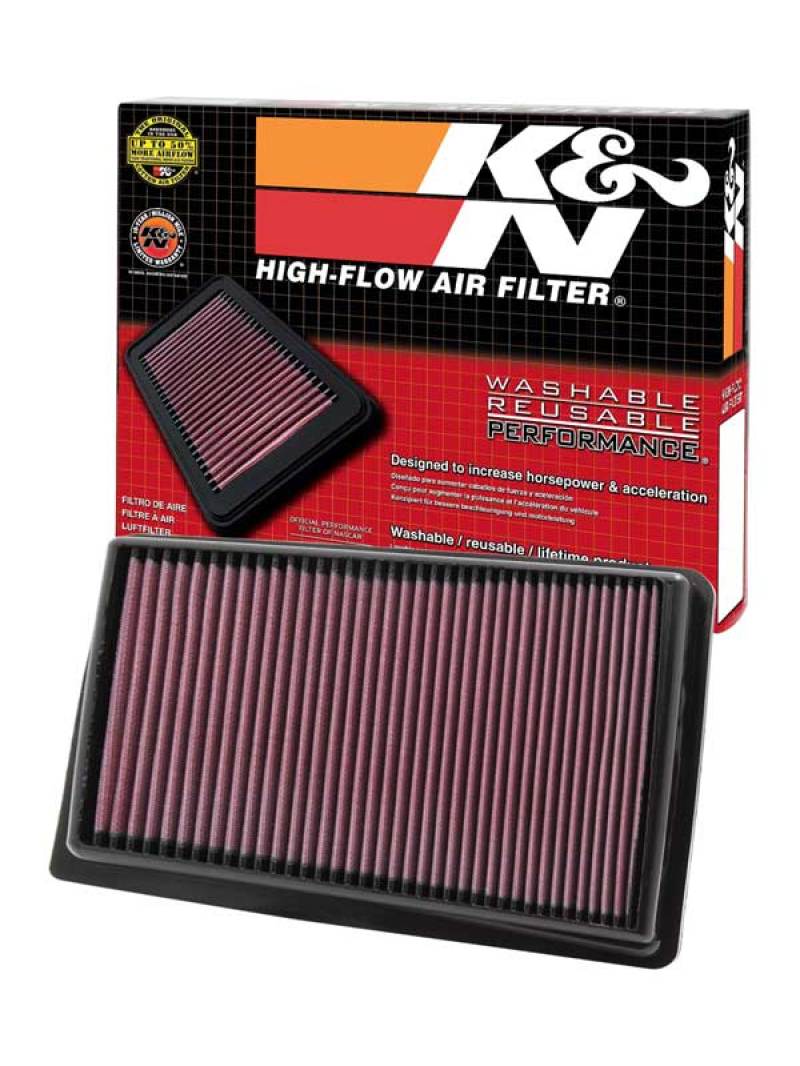 K&N 09 for Hyundai Genesis 4.6L V8 Drop In Air Filter