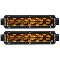 Luces antiniebla SAE/Pro Dot de la serie SR de 6 pulgadas de Rigid Industries (par), color amarillo selectivo