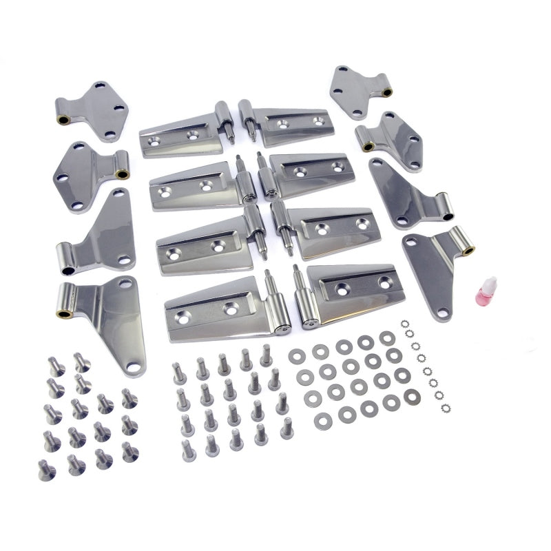 Rugged Ridge 07-18 Jeep Wrangler JKU Edelstahl-Türscharnier-Set