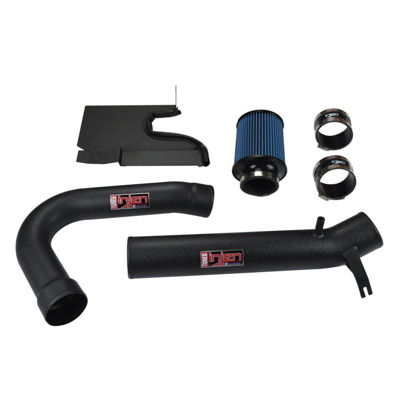 Injen 11-14 Chrysler 300/Dodge Charger/Challenger V6 3.6L Pentastar con tecnología MR y protector térmico Wrinkle Bl