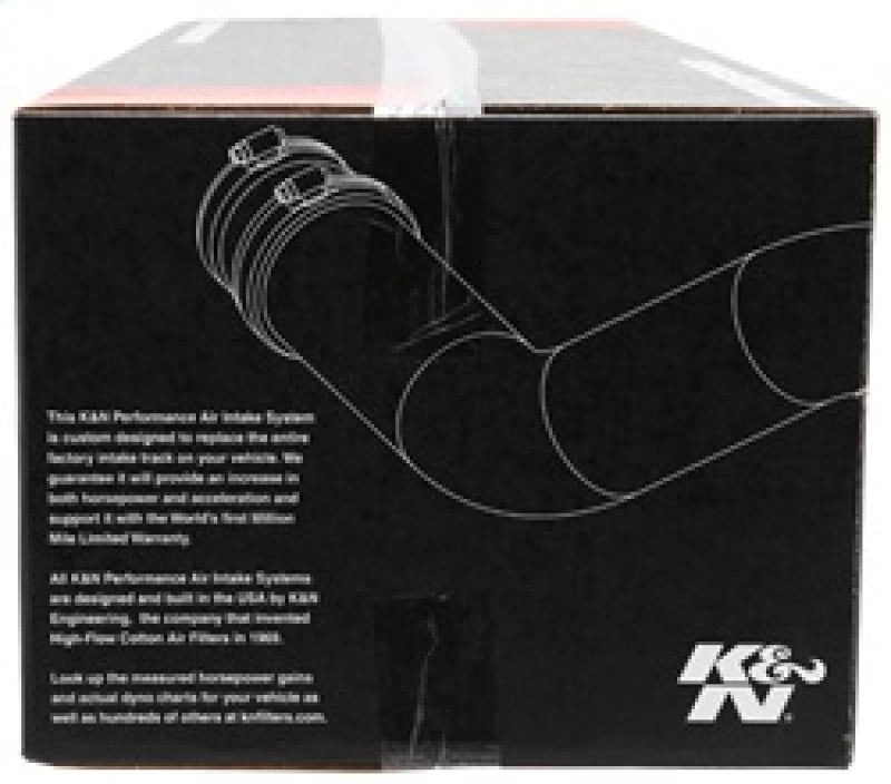Kit de alto rendimiento de flujo negro K&amp;N 07-08 Ford F250 SD V8-5.4L